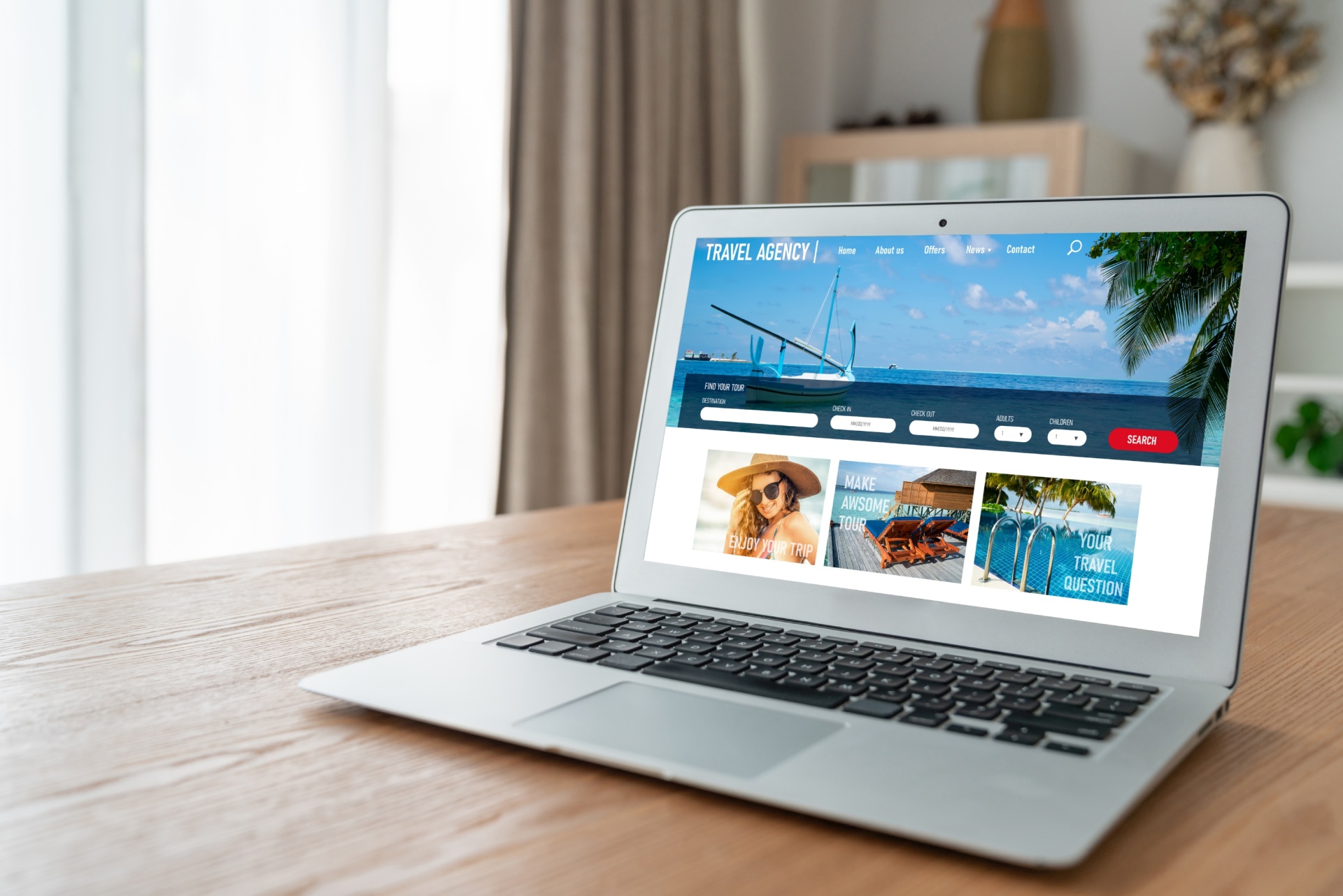 Online Travel Agency Website For Modish Search And Travel Planning